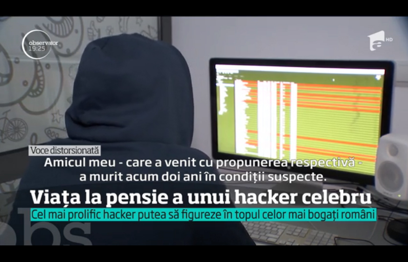 Știrea cu secretele hackerului român Kobudera – cea mai urmărită din jurnalele&nbsp;TV